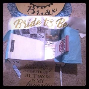 Box of assorted Bride goodies